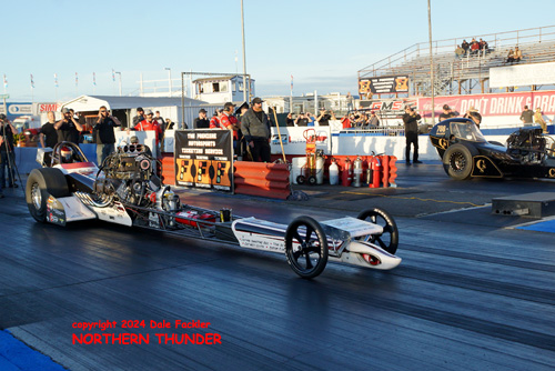 Michael Anderson (near lane) vs Adam Sorokin 
(far lane) - AA/FD